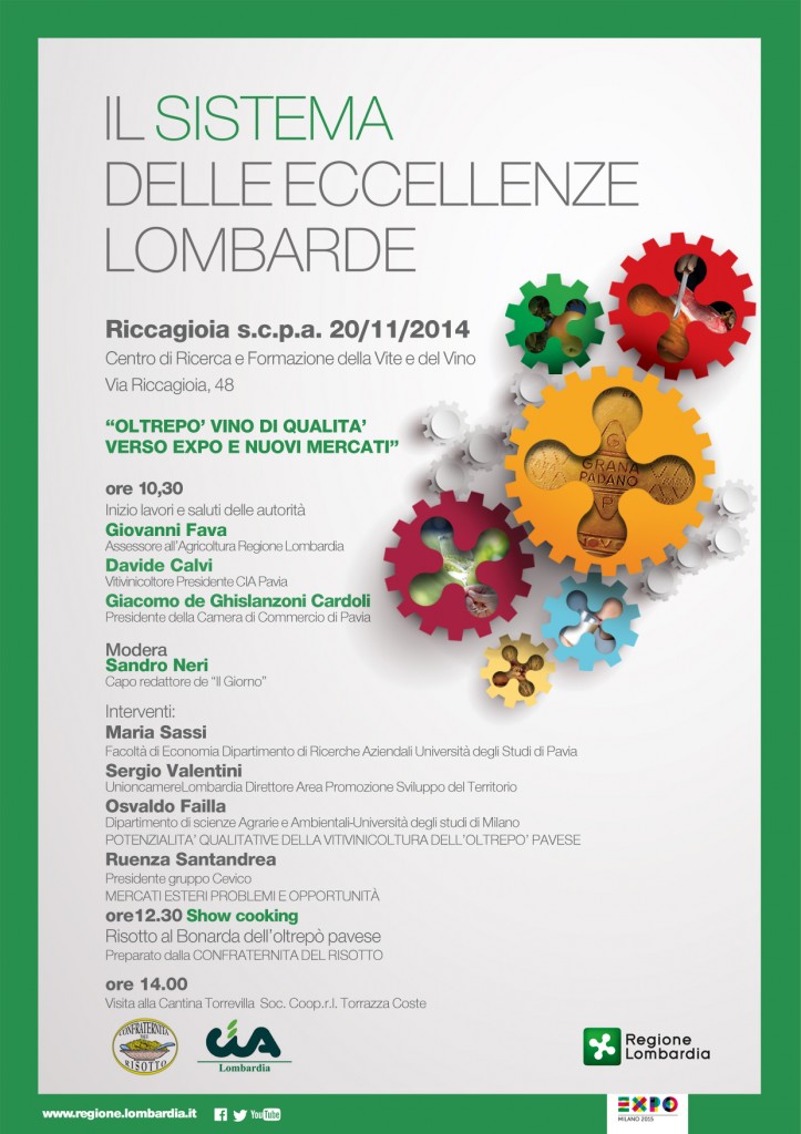 invito convegno Eccellenze Lombarde_Pavia 20.11.14